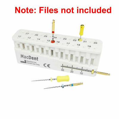 MacDent Dental Endo Mini Block Files Measuring Tools Endodontic Ruler Measure