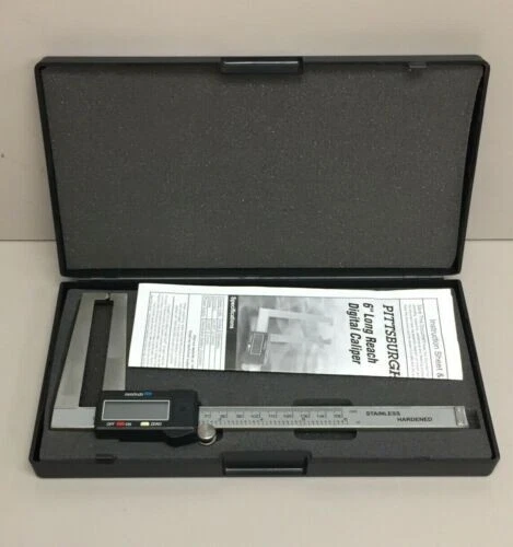 Pittsburgh 6 in Long Reach Digital Caliper Accurately measure