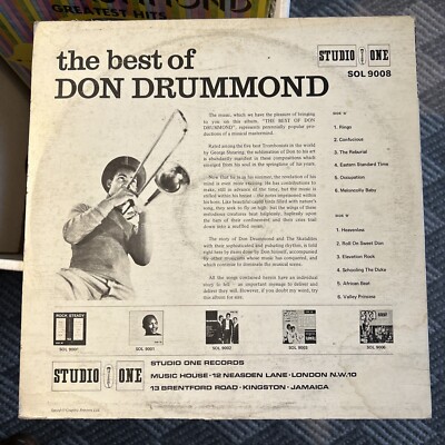 洋楽 The Best of Don Drummond JA LP Don Drummond : Best Of Don Drummond (LP, Vinyl record album