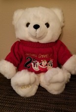 Teddy Bear with Christmas Holiday 2000 Red Sweater
