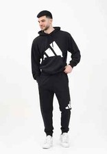 Adidas Men's Tracksuit Hoodie French Terry Brushed Cotton Mod. M BL