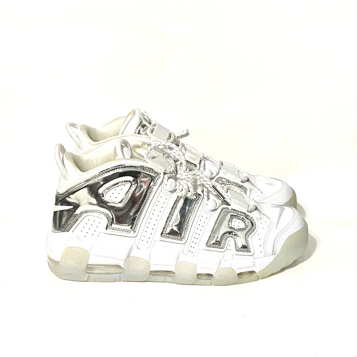 Women s NIKE AIR MORE UPTEMPO CHROME PIPPEN 917593 100 WMNS 12 MENS 10.5