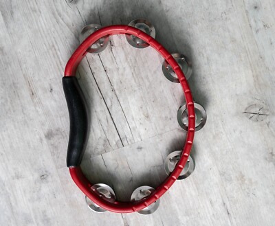 Meinl Tambourin Percussion TMT1R Hand Held ABS Tambourin