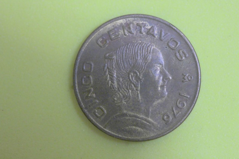 ESTATE FIND 1976 - MEXICO CINCO CENTAVOS COIN! #N00863