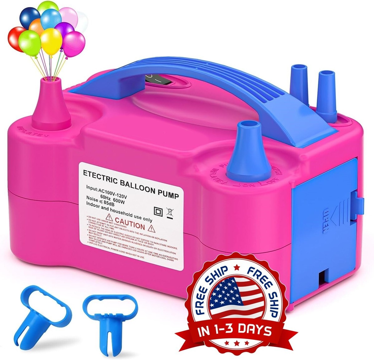 Pack De 5 Pinceles Inflables Gigantes Con Mini Bomba - Globos De Pincel Coloridos Para Fiestas, Decoración De Aulas Y Juegos Creativos (Amarillo, Verde, Naranja, Rojo, Azul)