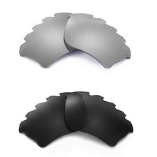 WL Two Pairs Vented Polarized Lenses For Oakley Half Jacket XLJ -Titanium Black