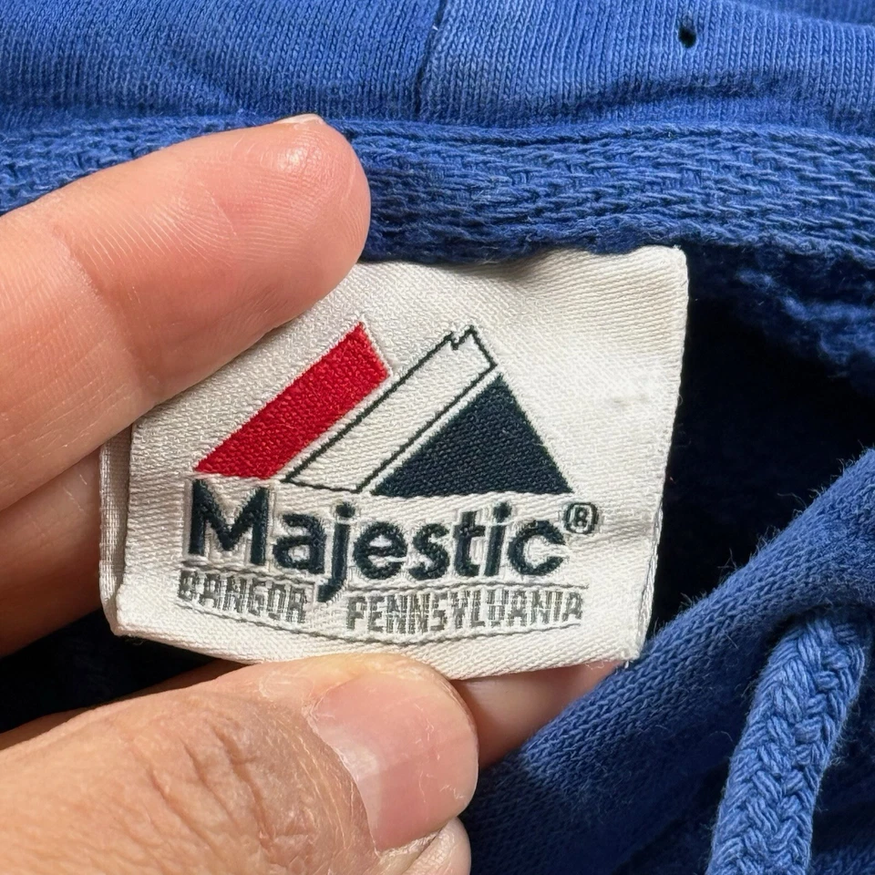 Suéter De Colección LA Clippers Para Hombres XL Desteñido Majestuoso Años 90 Logo Sudadera con Capucha Ropa de Calle Foto 3 de 4