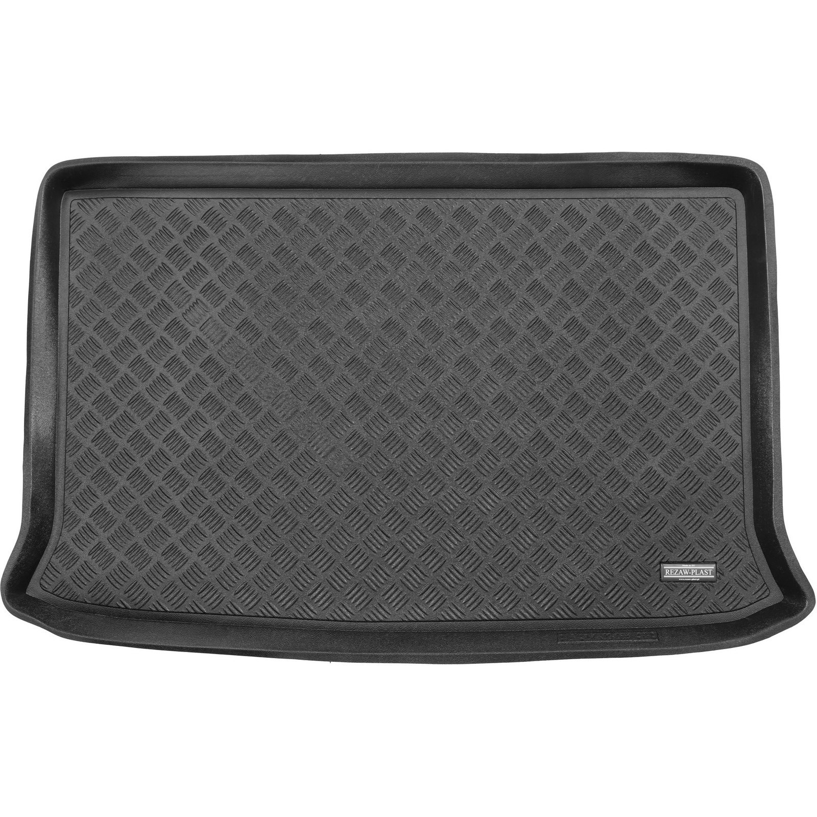 Tapis de coffre Rezaw-Plast pour Citroën Berlingo I 1996-2010 en caoutchouc noir