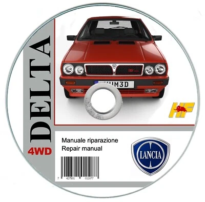 Lancia Delta HF 4WD (1986-1988) Manual De Reparación En CD - Imagen 1 de 4