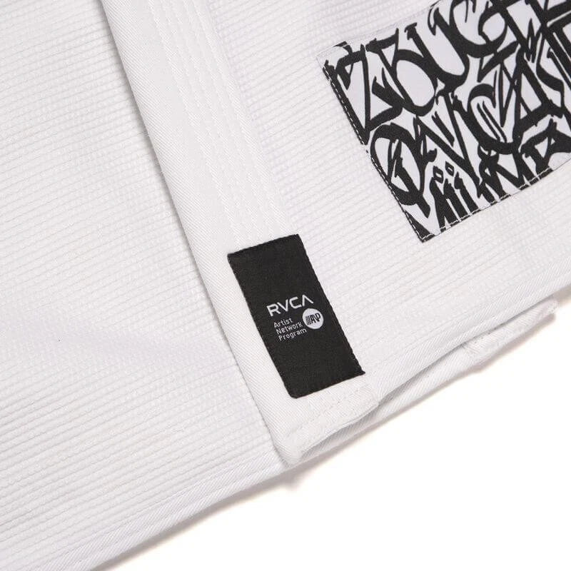Shoyoroll RVCA Absolute King Lote 105 BJJ Gi Blanco | 450 GSM Kimono | Bolsa Gratis Foto 4 de 4