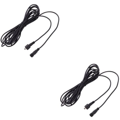 2 Count Solar Lamp Extension Cable Electrical Adapters Universal Dc Power Wire - Picture 1 of 12