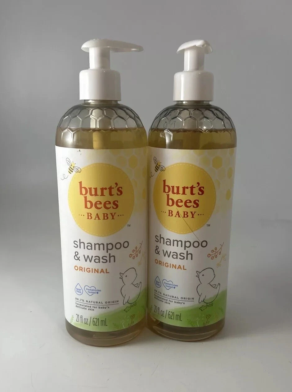 2 Pack Burt's Bees Baby Original Scented Shampoo & Wash, 21 fl oz New
Opens in a new window or tab