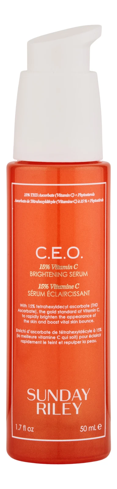 Sunday Riley CEO 15% Vitamin C Brightening Serum 50 ml. Facial Serum