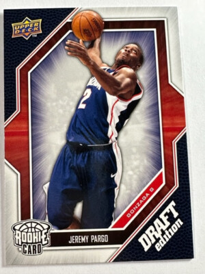 2009-10 Upper Deck Draft Edition Basketball Gonzaga Jeremy Pargo