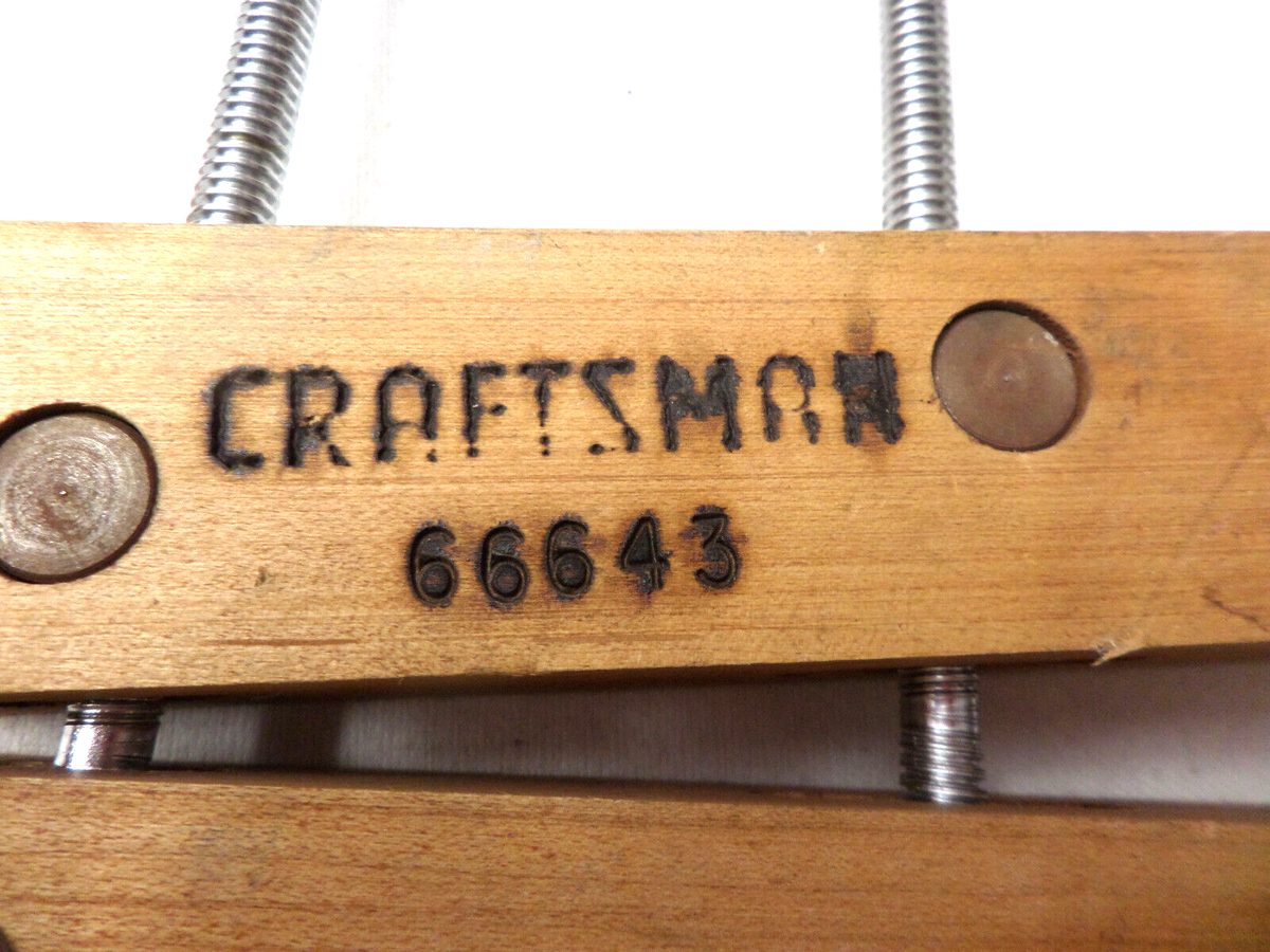 Vintage Craftsman Wood Clamp 66643 - 10