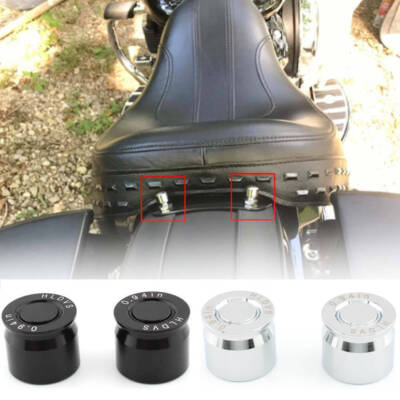 2x Motorrad Rücksitz Schrauben Schwarz für Harley Für CVO Road Glide für Softail