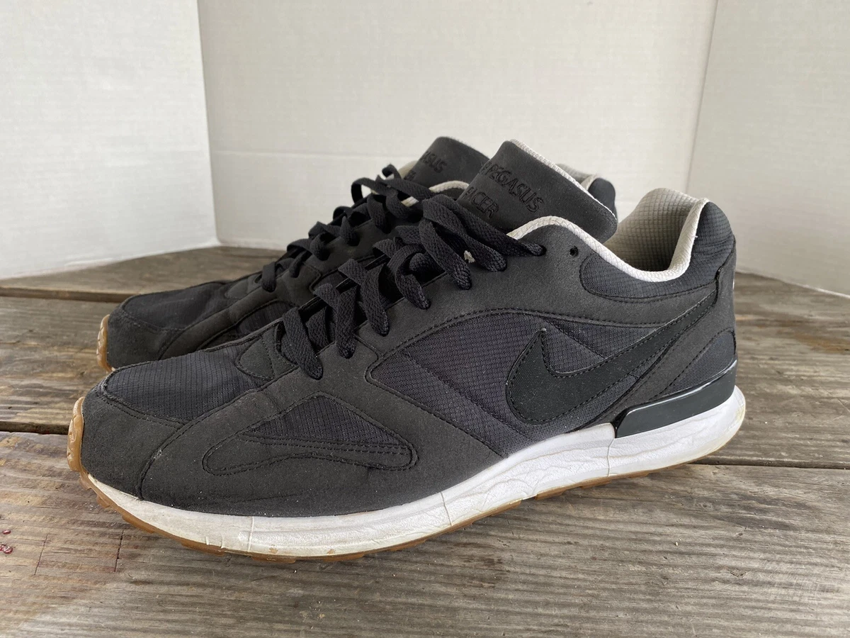 Interpersonal cayó deletrear Nike Air Pegasus Racer Athletic Shoes Mens Size 13 Black/White | eBay