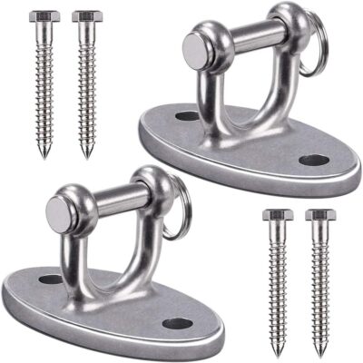 Wall Ceiling Mounts for Suspension Training - Heavy Duty Stainless Steel Brac...
