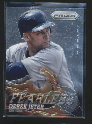 DEREK JETER 2013 PANINI PRIZM #3 FEARLESS AD4047 | eBay