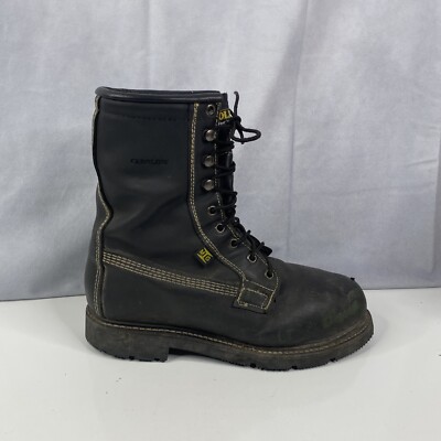 Carolina Sub Zero Mens Size 10 Wide Work Boots Black Leather Steel Toe Carolina Black Boots for Men for Sale | Shop New & Used  main image 2