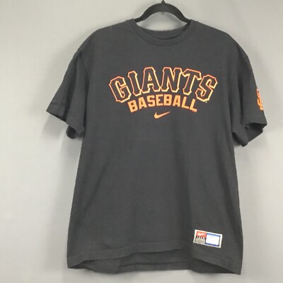 Nike Team MLB  San Francisco Giants Shirt Medium Black Genuine Merchandise