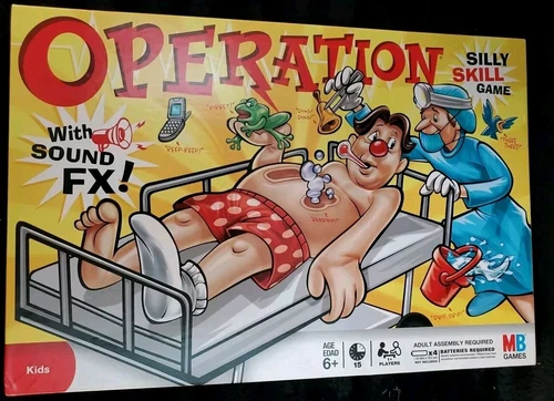 Vintage 2008 OPERATION Board Game Milton Bradley Complete 100% Tested