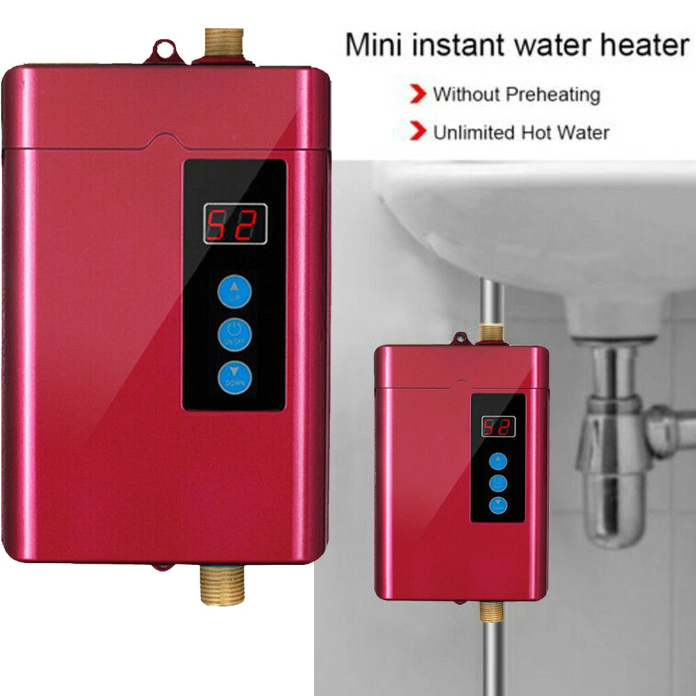 3000W Electric Tankless Instant Hot Water Heater Under Sink Tap Bathroom  Kitchen | eBay