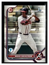 2022 Bowman 1st Edition #BPPF-121 Mahki Backstrom Atlanta Braves