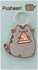 Pusheen Pizza Rubber Keychain Pyramid International