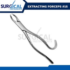 Extracting Forceps Dental Surgical Instruments 15 Stainless Steel German Grade
