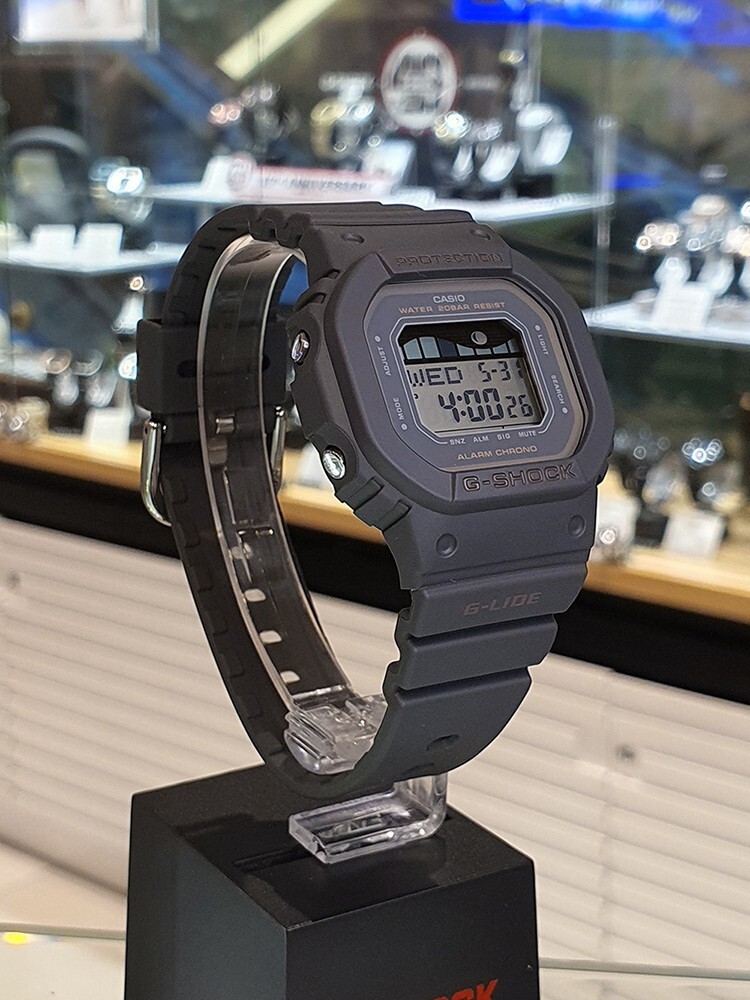 Casio GLX-S5600-1DR G-Shock Square Mini G-LIDE Dark Gray