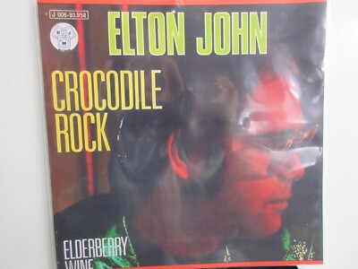 💥' ELTON JOHN ' HIT 45 + PICTURE [CROCODILE ROCK] 1972 !💥 | eBay