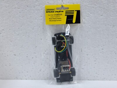 Pioneer CH202223 Mustang/Camaro DPR Ready RTR Complete Chassis 132 Slot Car Part