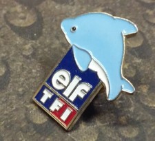 Elf TFI Dolphin pin badge