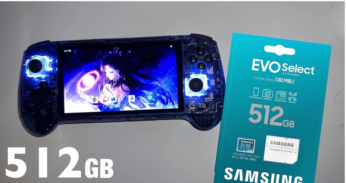 ANBERNIC RG556 ゲーミングUMPC 逃し microSD等おまけ多数