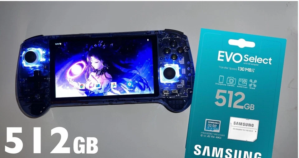 RETROTECH.E.A.D ANBERNIC RG556 512GB SD CARD UPGRADE