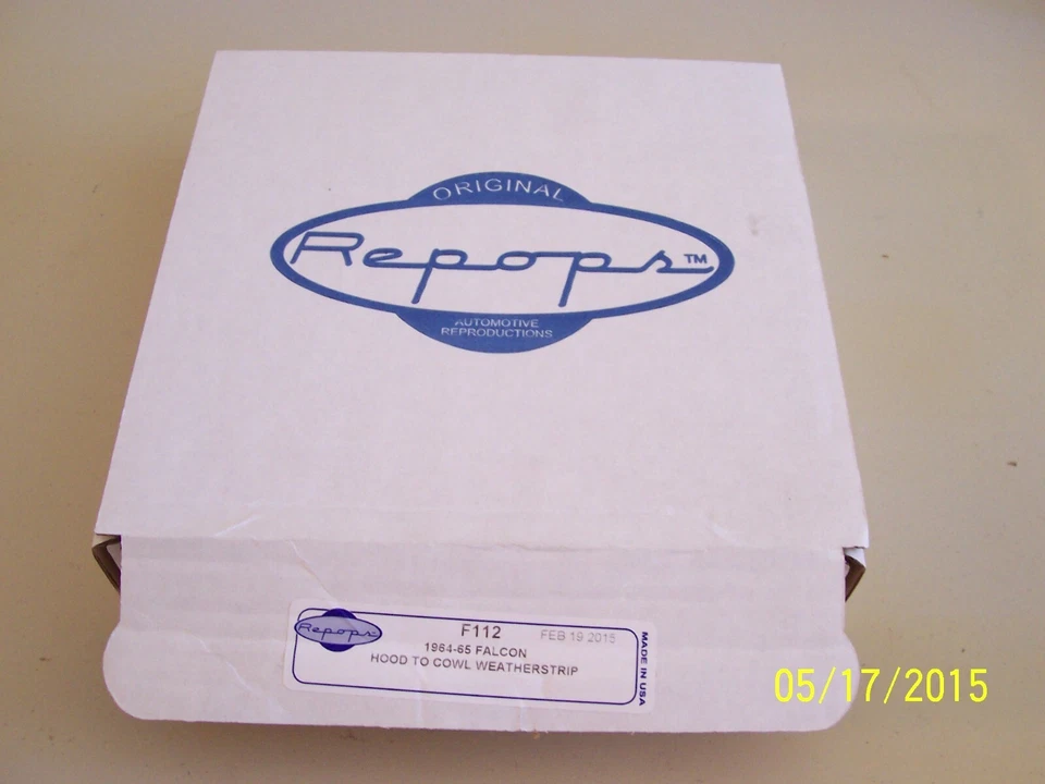 New 1964 1965 Ford Falcon Hood to Cowl Seal Ranchero Sprint Hdtp Conv + + F112 - Image 2 of 4