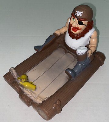 Pirate On A Log Raft Floating Bath Pool Toy