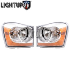 Headlights Headlamps For 2004-2005 Dodge Durango Pair Left Right Set
