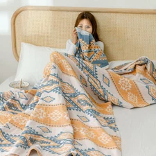 Chinese Best Cotton Blanket Baby Safety Level Towel Quilt Bed Cover 4 Layers Set