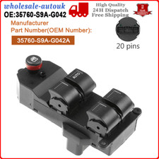 FOR HONDA CR-V 02-06 RIGHT HAND DRIVE ELECTRIC POWER WINDOW CONTROL SWITCH NEW