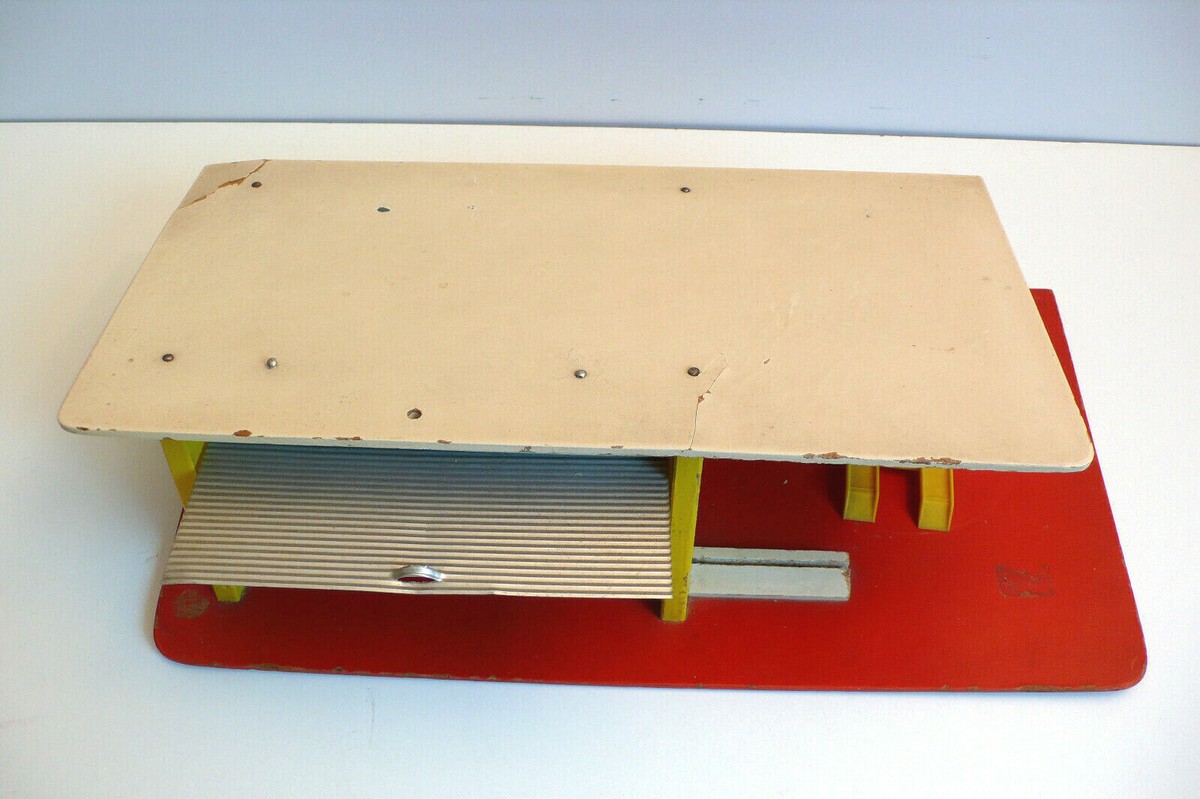 GARAGE FAUVEL BOIS 1/43è POUR DINKY SOLIDO NOREV Lg 36 X 30 X 20 cm ANNÉES 50
