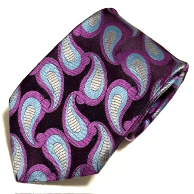 Ted Baker London Tie Large Paisleys Bold Modern Eye Catching Sharp Dapper Style