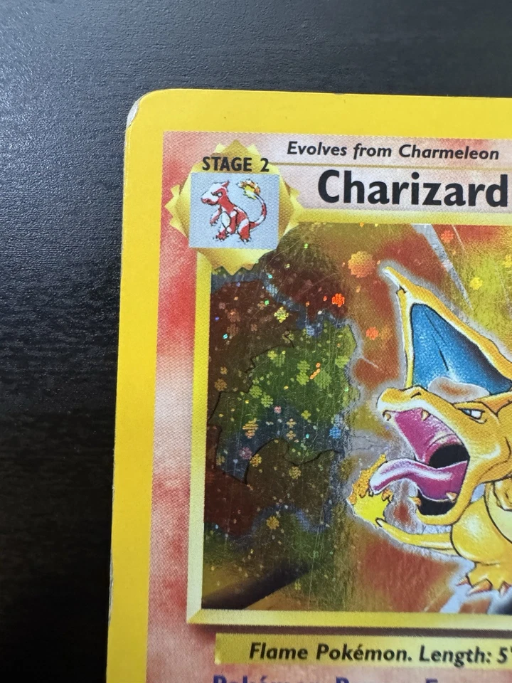 Charizard 4/130 Holo Rare Base Set 2 Pokemon Card DMG - Image 2 of 4