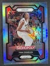 2024 Panini Monopoly Prizm WNBA Tina Charles Light Blue Prizm /199 #71