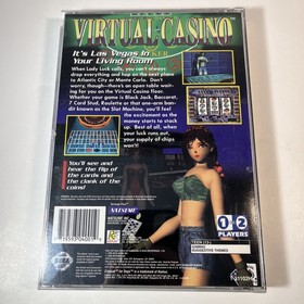Virtual Casino (Sega Saturn, 1996) CIB Complete w Manual - Tested & Working