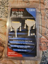 New IBM 10' IEEE-1284 Printer Cable Data Transmission Cord Computer PC 25/36 M/M