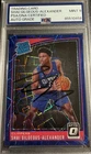 2018 Shai Gilgeous-Alexander SIGNED Optic 162 Blue Velocity RC PSA 9 AUTO Rookie