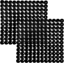 2 Pack Kitchen Sink Mat Protector, 11 X 11 Inches, Black