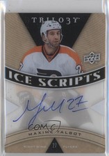 2013-14 Upper Deck Trilogy Ice Scripts Maxime Talbot #IS-TA Auto 0f8